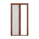 Schwellenloser Akkordeon Fliegengitter Insektenschutz