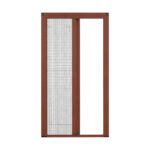 Schwellenloser Akkordeon Fliegengitter Insektenschutz – Bild 4