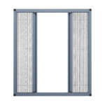 Doppelt plissiertes Akkordeon Fliegengitter Insektenschutz – Bild 4