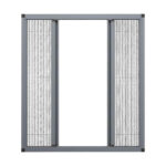 Doppelt plissiertes Akkordeon Fliegengitter Insektenschutz – Bild 5